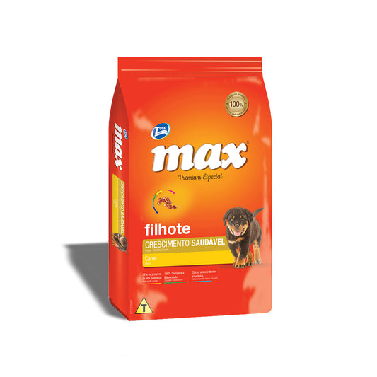 MAX FILHOTE CARNE - CACHORRO (15KG)