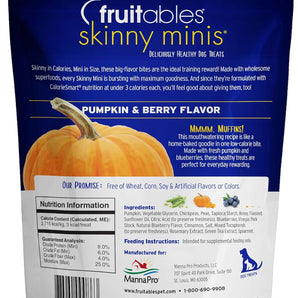 Snack para Perros Fruitables Skinny Minis - Pumpkin & Berry