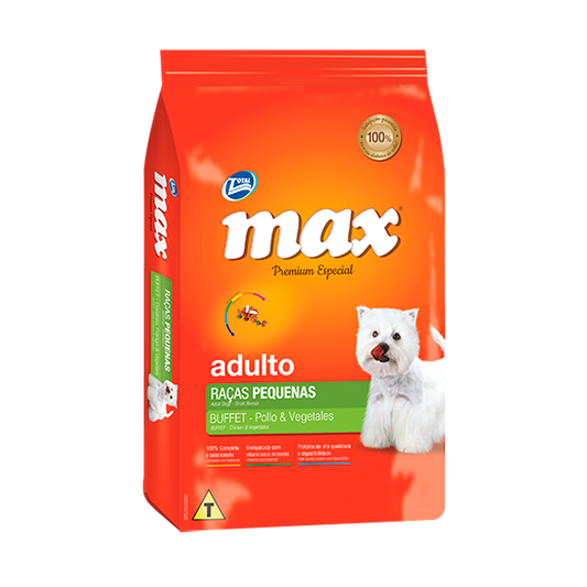 MAX PREMIUM ESPECIAL RAZAS PEQUEÑAS- Pollo & Vegetales