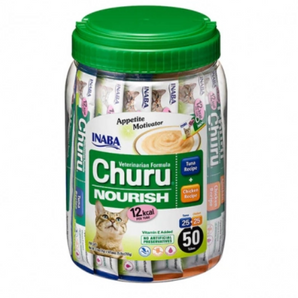 Snack Churu Vet Nourish Gatos x50 Atún y Pollo