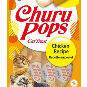 Snack Churu Pops Gato Pollo x4