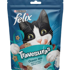 Snack para Gato Felix Travesuras Ocean Mix