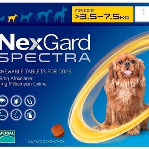NEXGARD SPECTRA ( 3,5 A 7,5 KG )