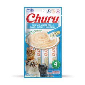 Snack Churu Gatos x4 - Atún y Vieira