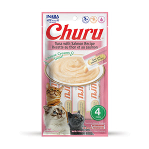 Snack Churu Gato x4 - Atún y Salmón