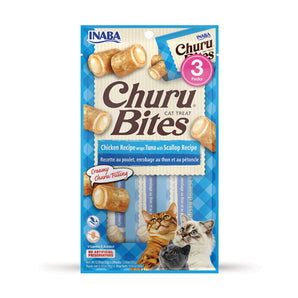 Snack Churu Bites Gato x3 - Atún y Vieira