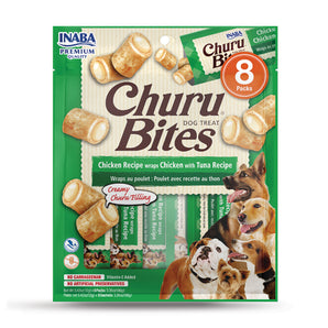 Snack para Perros Churu Bites x8 - Pollo y Atún