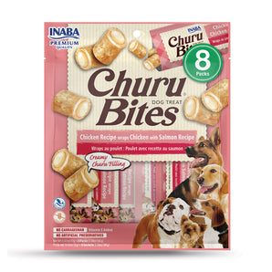 Snack para Perros Churu Bites x8 - Pollo y Salmón