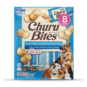 Snack para Perros Churu Bites x8 - Pollo y Queso