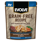 EVOLVE CAT GRAIN FREE POUCHE POLLO Y RES 3 OZ