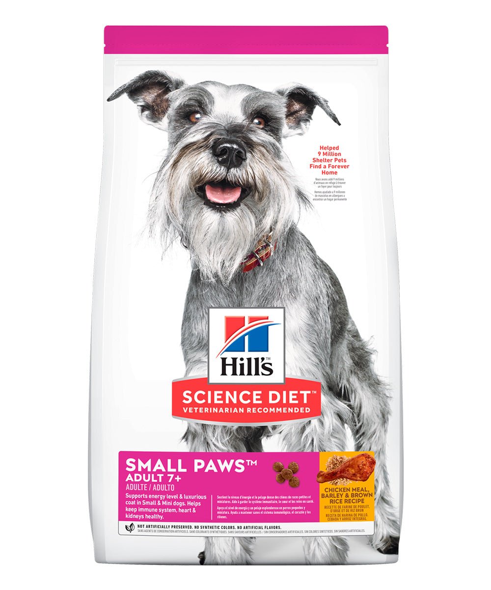 Hill's Science Diet Adult 7+ Small Paws - Sintiendo Huellas